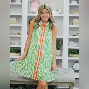 THML Zebra Print Dress